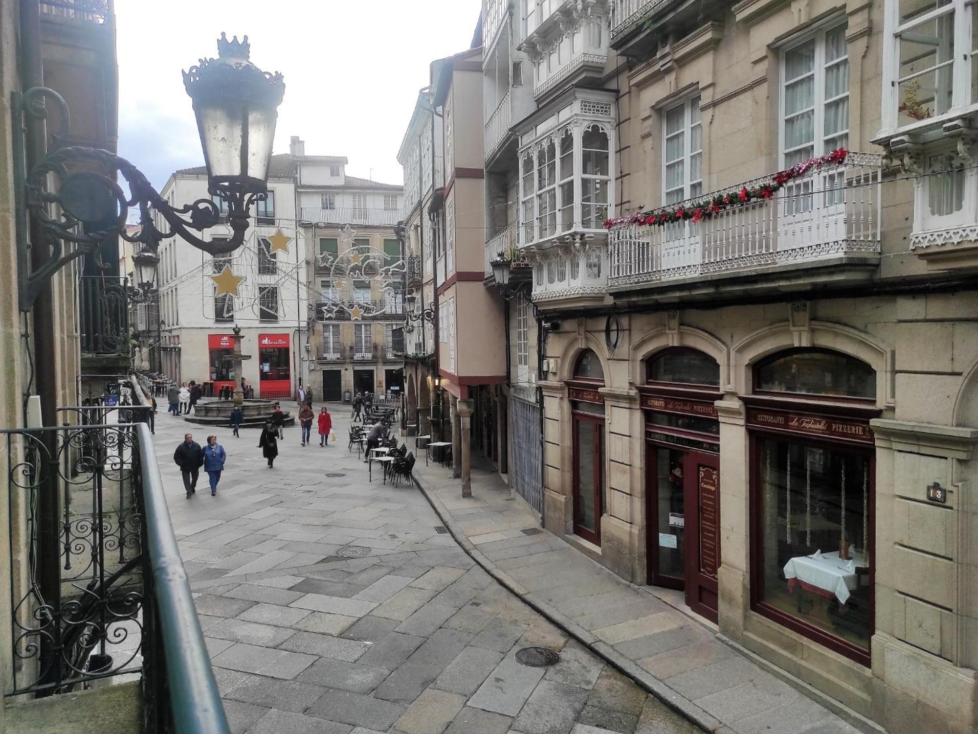1A. Disfruta De Su Balcon Sobre El Casco Viejo. Ourense Exterior foto